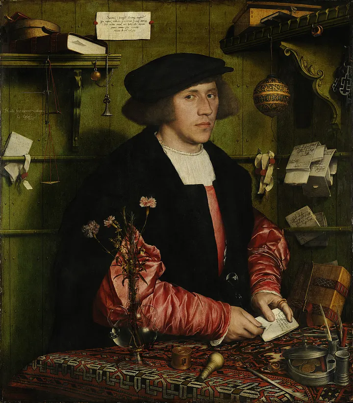 Hans Holbein, the younger, Portrait of Georg Giese, 1532