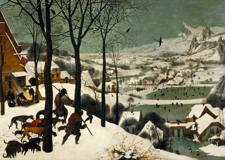 Охотники на снегу. Питер Брейгель Старший. 1564-1565