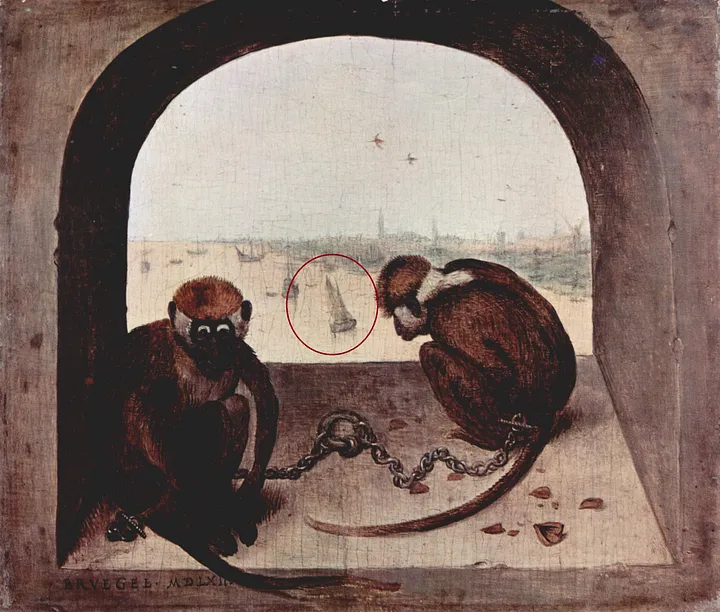 Two fettered apes (ship)
